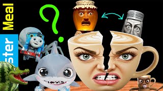 Shark & Choo Choo Car Wash & Italian Brainrot Compilation! | [Monster Meal Fictional Video]