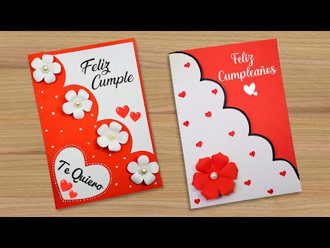 +2 ❤️ DIY Tarjetas de cumpleaños ❤️ Beautiful Handmade Birthday card