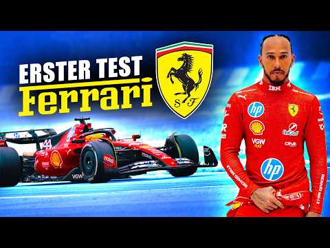 Lewis Hamilton zum ersten Mal im Ferrari! Warum durfte er dieses F1-Auto testen?