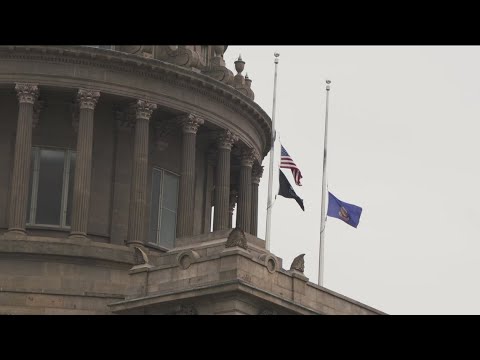 YouTube video thumbnail: Idaho's Flags at Half-Staff for Minneapolis Shooting Victims