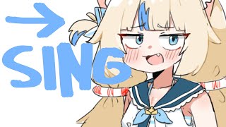 【KARAOKE】singing!
