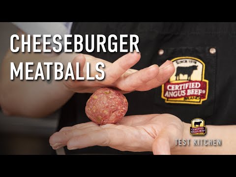 Kid-Friendly Cheeseburger Meatballs Recipe