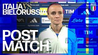 Le parole delle Azzurre | Italia-Bielorussia 1-1 | Play-off Mondiale 2027