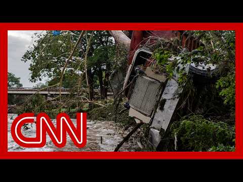 See what first responders are facing in Texas as they search for victims