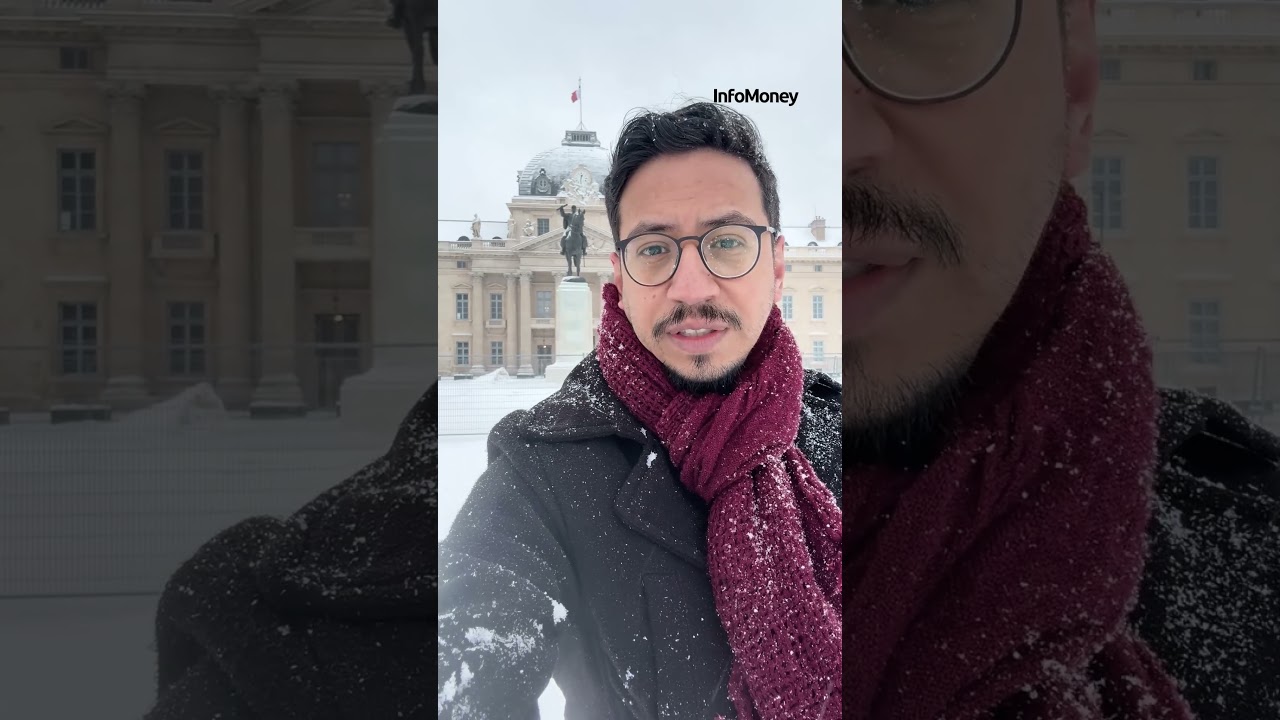 Nevasca na França interrompe transportes cancela voos e afeta sistema de energia