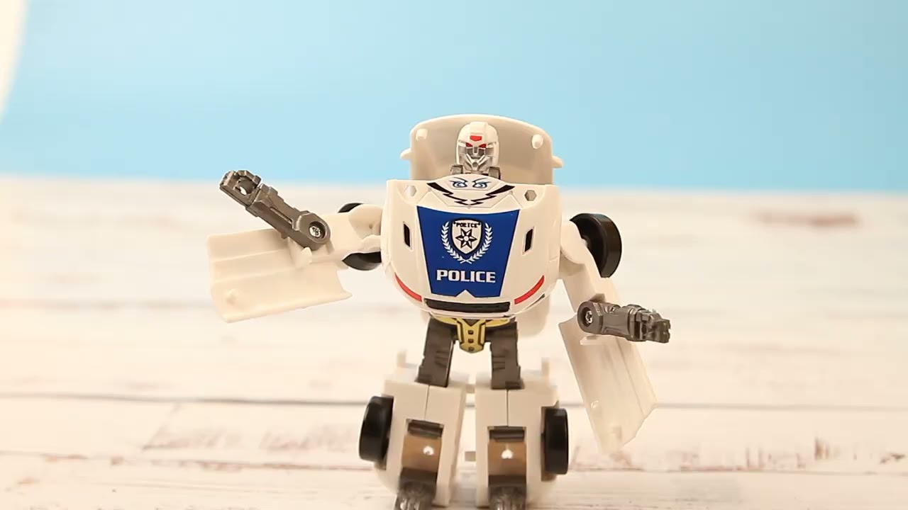 Робот-трансформер Lanson Toys полиция в ассортименте  - видео Робот-трансформер Lanson Toys полиция в ассортименте  - видео