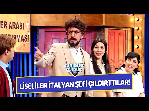 Liseliler İtalyan Şefi Çıldırttılar - Güldür Güldür Show