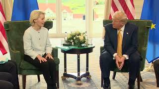 Trump y Von der Leyen alcanzan un acuerdo comercial 'in extremis'