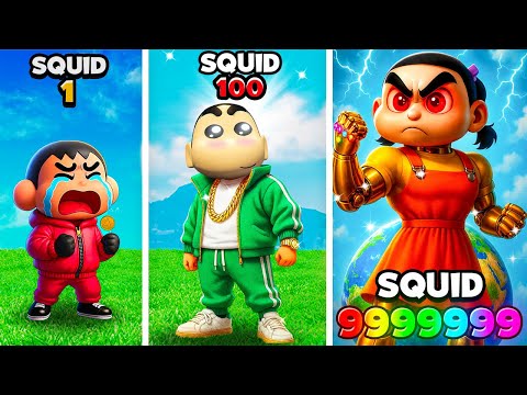 Upgrading to SQUID GAME SHINCHAN in GTA 5