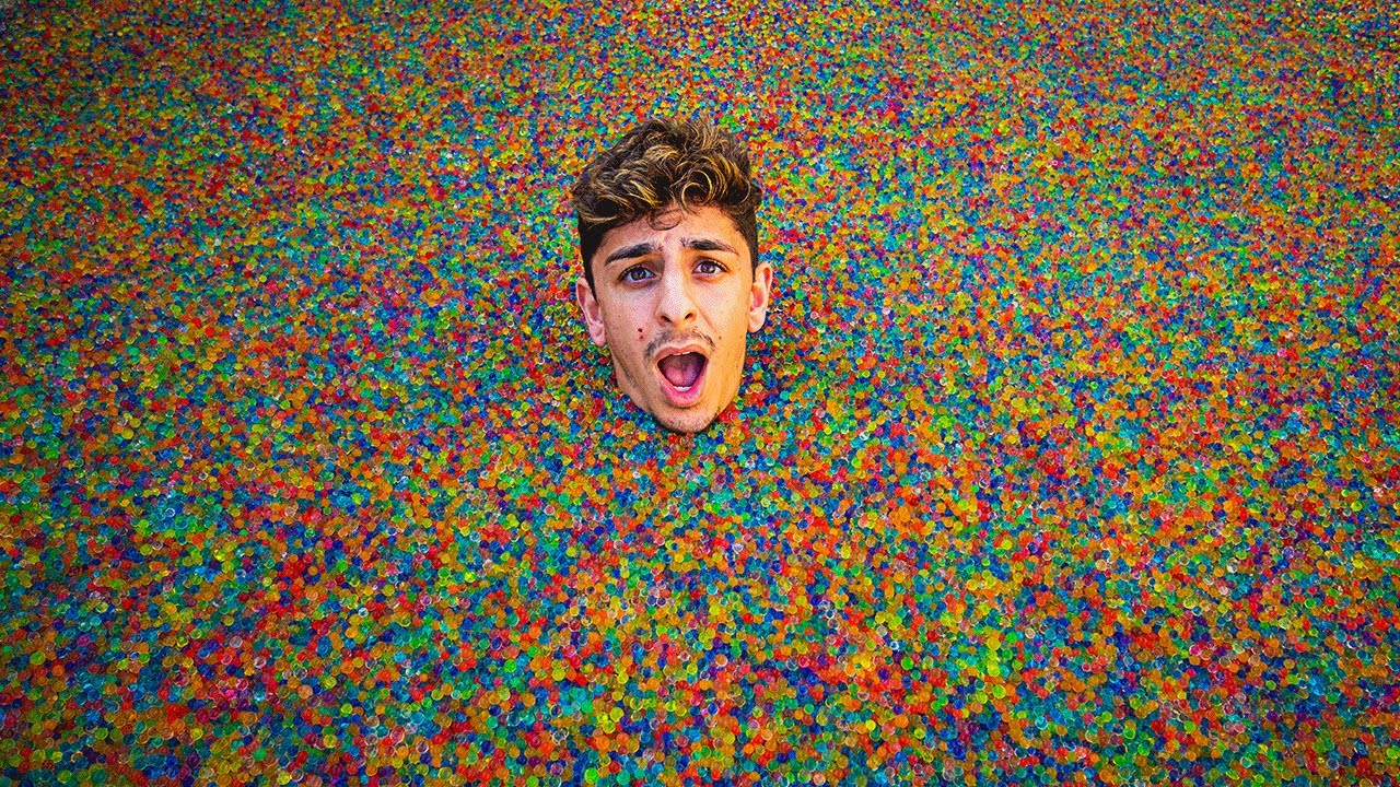 I Filled My Swimming Pool With 50, 000, 000 ORBEEZ satisfying