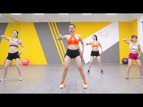 AEROBIC DANCE | Flat Belly Workout | Exercises to Get Slim Belly Fat + Tiny Waist