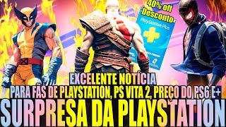 SONY DÁ ÓTIMA NOTÍCIA PARA FÃS DE PLAYSTATION NO BRASIL! JOGOS GRÁTIS e DESCONTO da PS PLUS