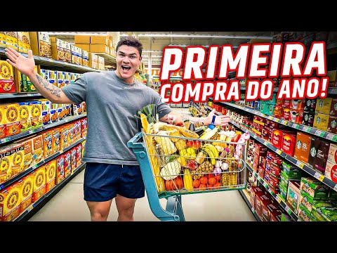 PRIMEIRA COMPRA NO MERCADO DE 2025!