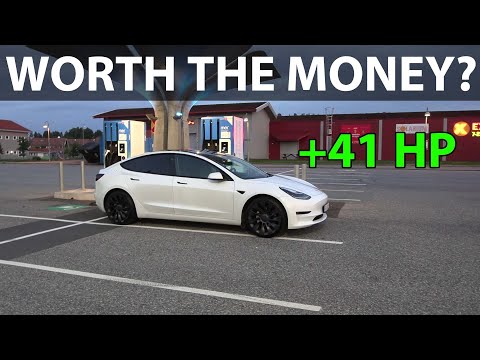 Tesla Model 3 LR acceleration boost test