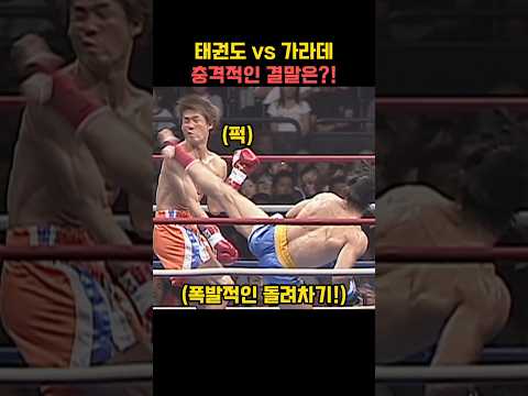 태권도 vs 가라데 충격적인 결말은?!