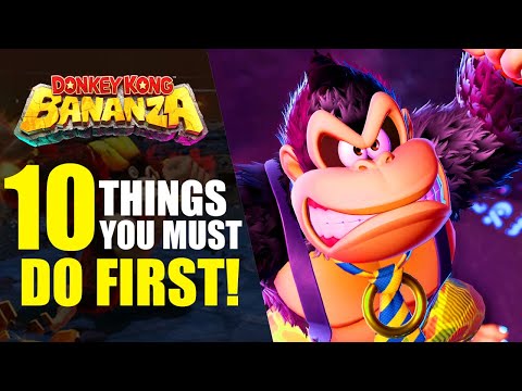 10 Things You Must Do First in Donkey Kong Bananza (Switch 2)