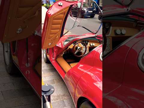 CLASSIC 1967 ALFA ROMEO TIPO 33 STRADALE RESTOMOD AT PUBLIC CAR SHOW! #shorts #trending #viral #yt