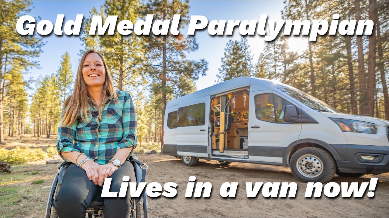 Her Wheelchair Accessible Camper Van | Paralympian’s Tiny Home on Wheels
