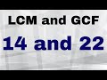 Greatest Common Factor and Least Common Multiple