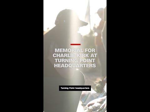 Memorial for Charlie Kirk at Turning Point Headquarters