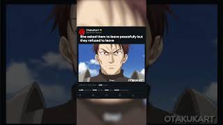 She asked them to leave peacefully but they refused to leave 💀 #anime #animeedits #shorts