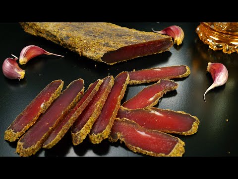BASTURMA Trockenfleisch zu Hause  Einfaches Rezept getrocknetes Fleisch #34
