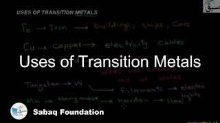 Uses of Transition Metals