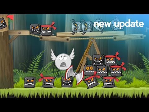 Red Ball 4 Animation | Red Ball Vs 100 Ninja Box In The Jungle Ep 19