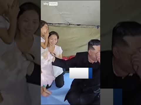 Kim Jong Un visits flood victims and says they'll be brought to capital for better care