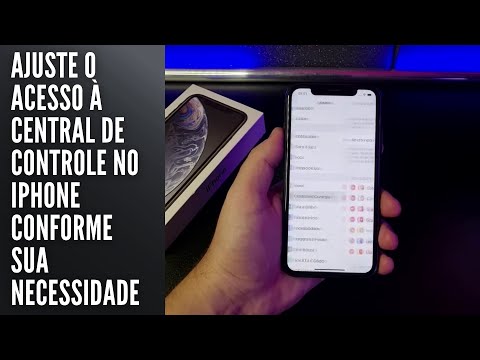 Ajuste o acesso à Central de Controle no iPhone conforme sua necessidade