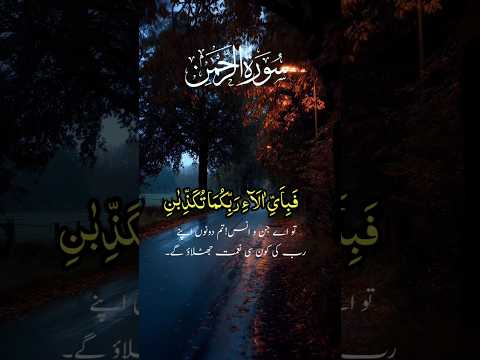 سورۃ الرحمن ایت نمبر 13 14 کی تلاوت سماعت فرمائیں #islamicshorts #foryou #viralvideo #viralshorts