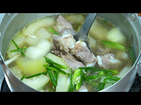 ต้มจืดฟักกระดูกหมู หอมกลมกล่อม ทำง่าย ได้ประโยชน์ | Winter Melon Soup with Pork Ribs