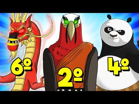 Os 10 Personagens MAIS PODEROSOS de Kung Fu Panda!