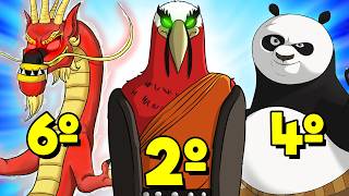 Os 10 Personagens MAIS PODEROSOS de Kung Fu Panda!