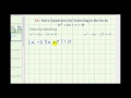 Quadratic Equations and Factoring
