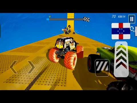 Monster Truck Racing Game 3D - Mega Ramps Stunts - Android GamePlay