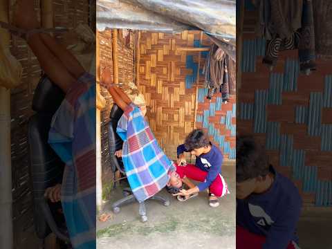 Salon mein aaya Hai Bacha Dulhan Dekhne Jayega #funny #video #follow #guys🥹😂🥹