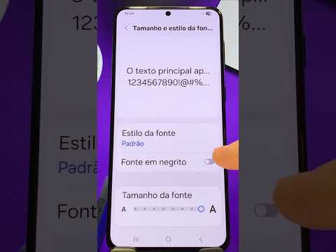 Como Ajustar o TAMANHO das LETRAS no SAMSUNG #shorts #samsung #android #tutorial #dicas