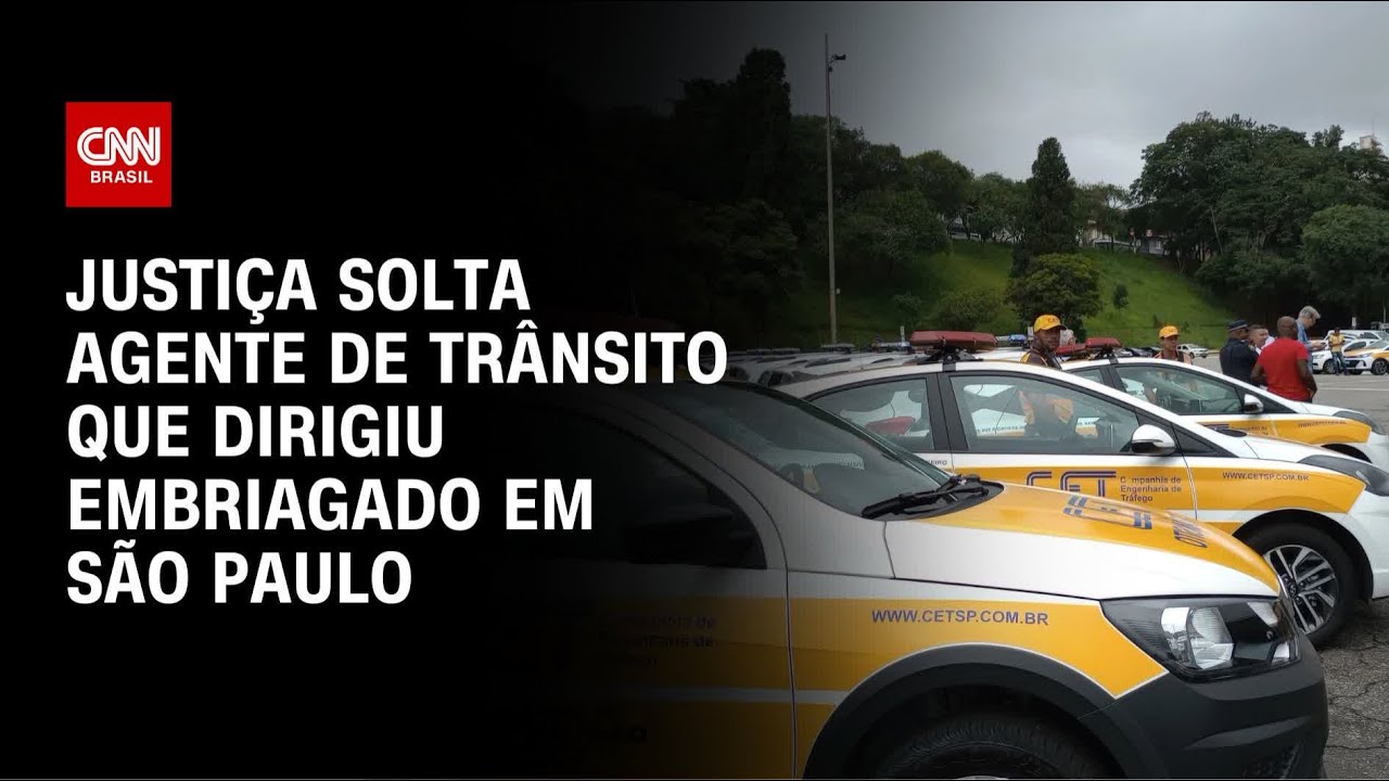 Justiça solta agente da CET que dirigiu embriagado com carro da companhia em São Paulo | CNN 360º