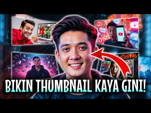 Pemula Pasti Bisa! Bikin Thumbnail Pake AI Gratis! Auto Banyak Views!