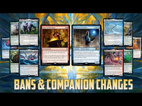 Companions Nerfed and Fires of Invention + Agent of Treachery Banned in MTG Standard