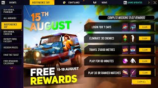 15 August Event Free Fire | Free Fire New Event | Ff New Event | Upcoming Events In Free Fire