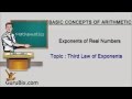 Understanding the Third Law of Exponents