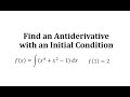 Understanding Antiderivatives and Integration Constants