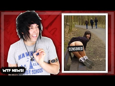 LADY TAKES NUDES IN A PARK?? [WTF NEWS]