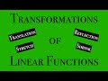 Exploring Transformations of Linear Functions