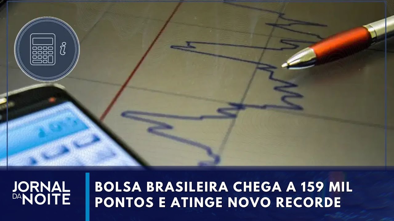 Bolsa brasileira chega a 159 mil pontos e atinge novo recorde