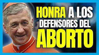 SACRILEGIO Cardenal Cupich premia a senador demócrata ABORTISTA