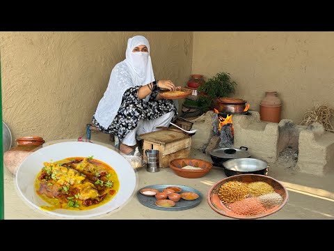 Aysi daal thi k kia batyon |  shoher sa Mazrat | Daal recipe | village life |