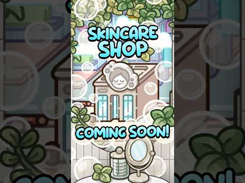 IT'S ACTUALLY HAPPENING!!! 🚨 The long awaited SKINCARE SHOP is coming to #avatarworld very soon! 🧴🪞